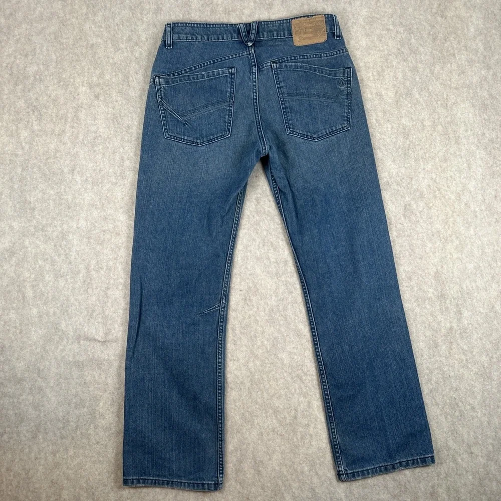 Volcom Jeans Slim Fit Dark Wash Blue Jeans Mens 30 x 30 Excellent‎ Clean